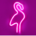 Lampa de veghe ambientala roz model Flamingo